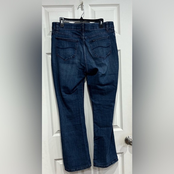 Lee Women's Size 14 Flex Motion Bootcut Jeans Open Sea NWOT Regular Length - Picture 7 of 9
